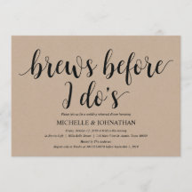 Convidados para Janto de Casamento Rustic Kraft