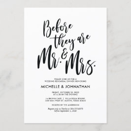 Convites Convidados para Janto de ensaio de casamento perfe