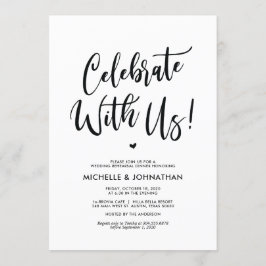 Convites Convidados para Janto de ensaio de casamento perfe