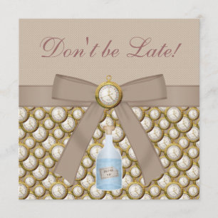 Convites Convidados para o Tea Party Alice no País das Mar