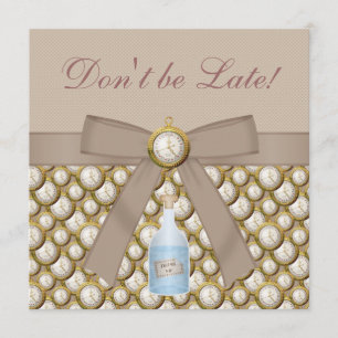 Convites Convidados para o Tea Party Alice no País das Mara