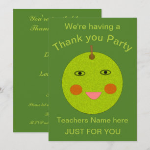 Convites Convidados Personalizados da Melhor Professora da