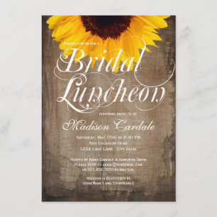 Convites Convidados Russos de Luncheon De Girassol