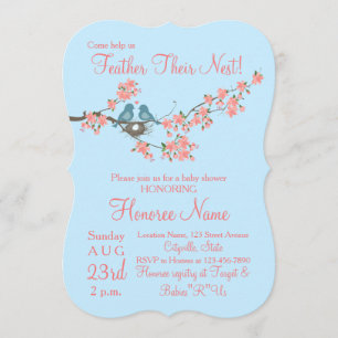 Convites Convidam O Chá De Pássaros Do Seu Ninho