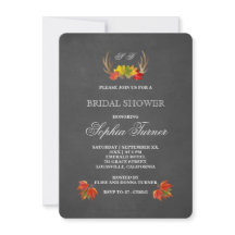 Convidam-se os Chás de panela Rusticos Chic Fall B