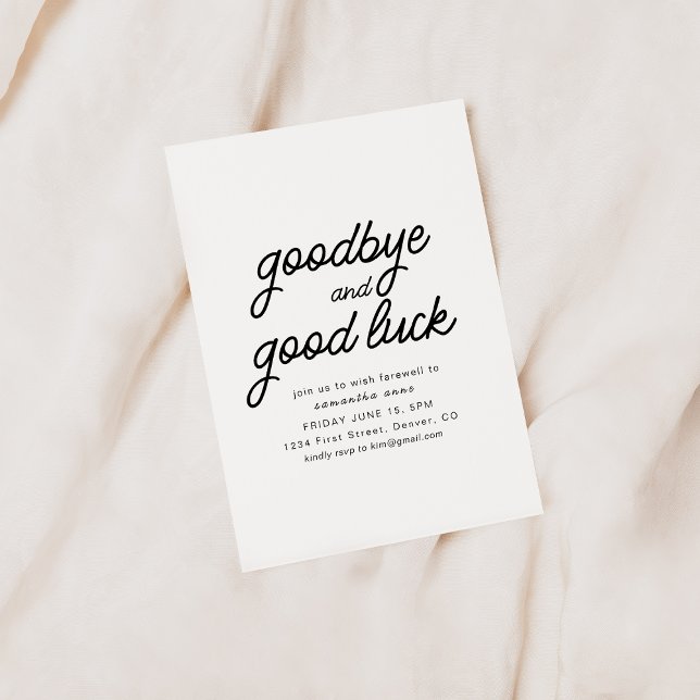 Convites Convidar a Festa de Aposentadoria de Boa Sorte (Criador carregado)