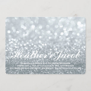 Convites Convidar - Casamento De Fábrica De Lit De Prata