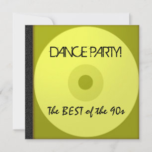 Convites Convidar CD do Dance Party