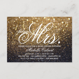 Convites Convidar - Dourada noite de Chá de panela futura S