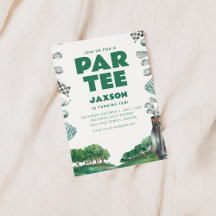 Convidar Festa de aniversário de Golfe Par-Tee