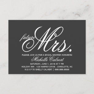 Convites Convidar - futura Sra.