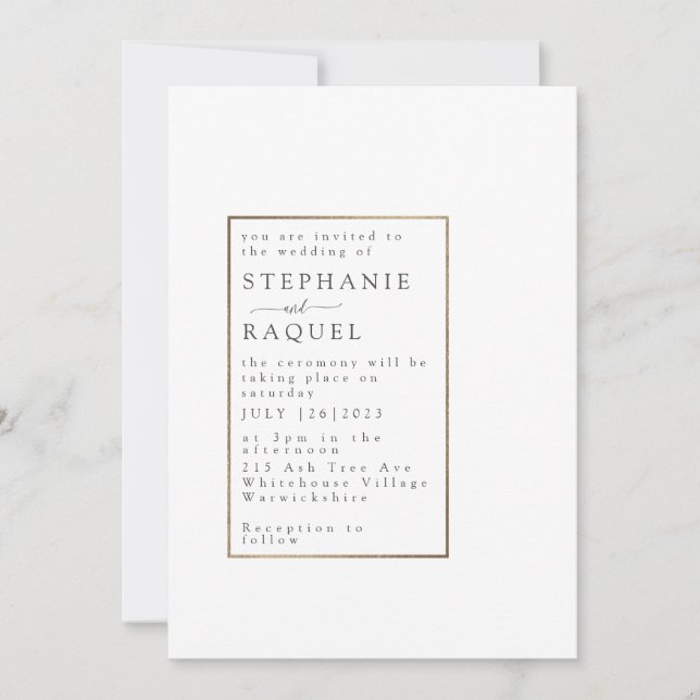 Convites convidar modelo 8 (Frente)