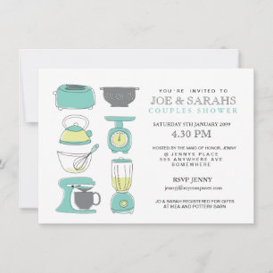 Convites Convidar o Grupo de Chás de Casais da Cozinha