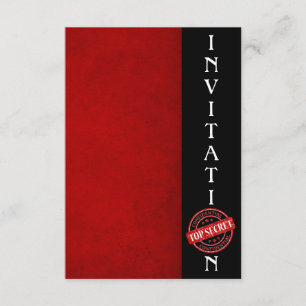 Convites Convidar o máximo secreto divertimento corporativo