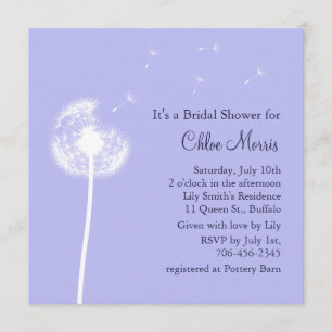 Convites Convidar os melhores desejos do Marinho Lilac