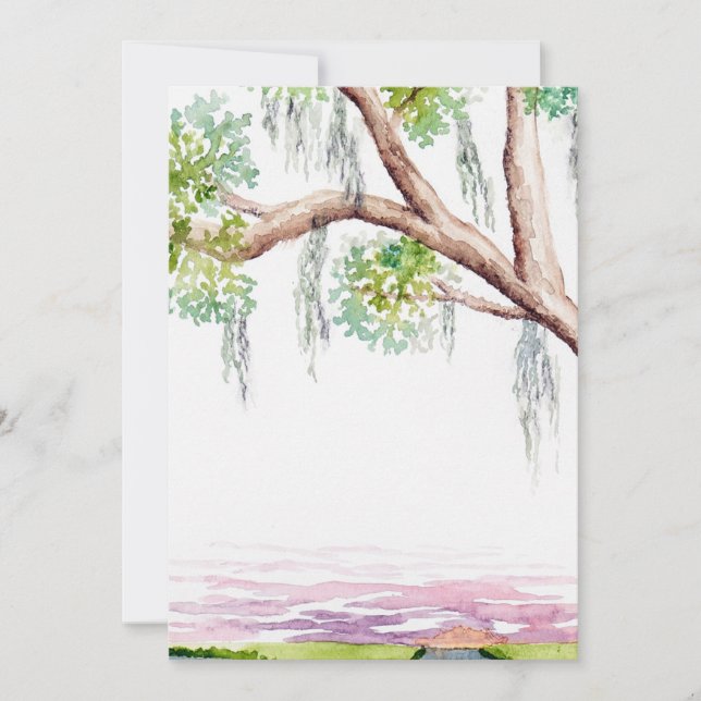 Convites Convidar ou salvar a data do país inferior (Frente)