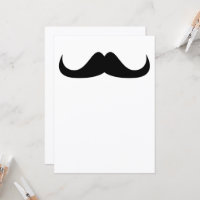 Convidar para bigode preto Legal personalizável