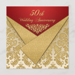 Convites Convidativo de Aniversário de 50 anos FAUX Flaps G