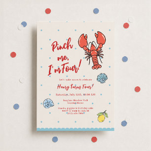 Convites Convide para 4º Aniversário Pinch Me I’m Four Lago