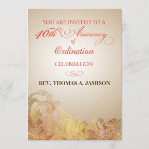 Convites Convite, 40th aniversário da classificação Bles