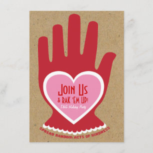 Convites Convite: Ato aleatório da bondade no rosa