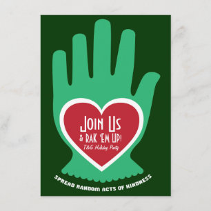 Convites Convite: Ato aleatório do Natal da bondade