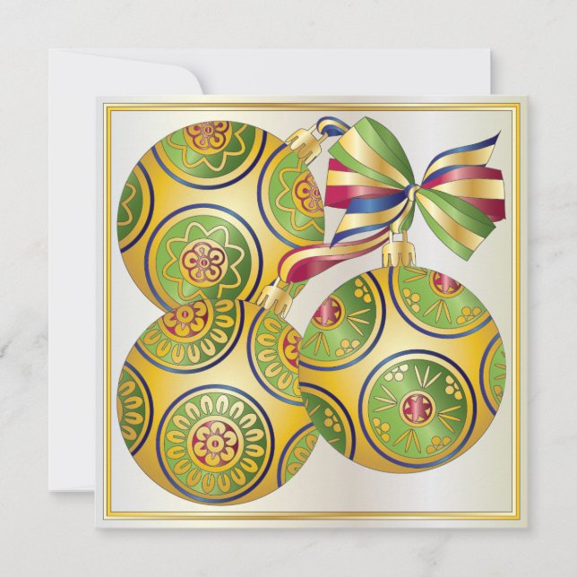 Convites Convite/Cartão para Enfeites de natal Mah Jongg (Frente)