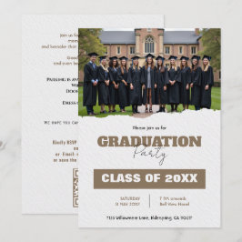 Convites 🎓Convite de festa de formatura com código QR do a