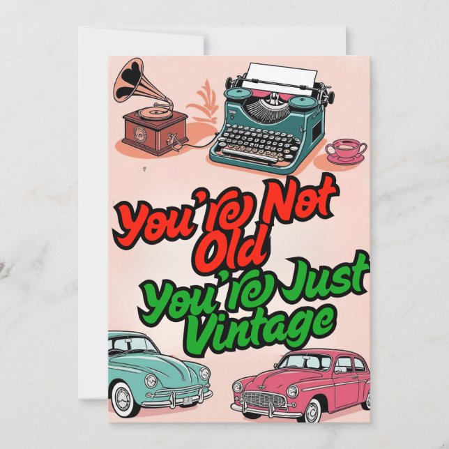 Convites Convite: Feliz Aniversário (Frente)