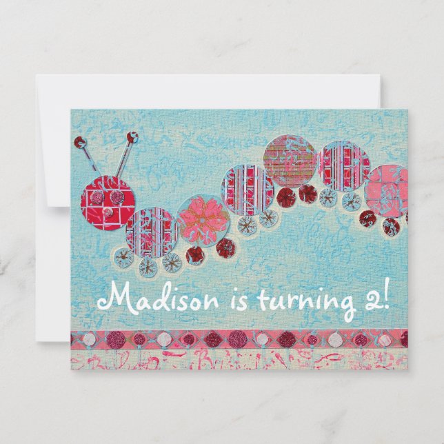 Convites Convite: Lagarta (Frente)