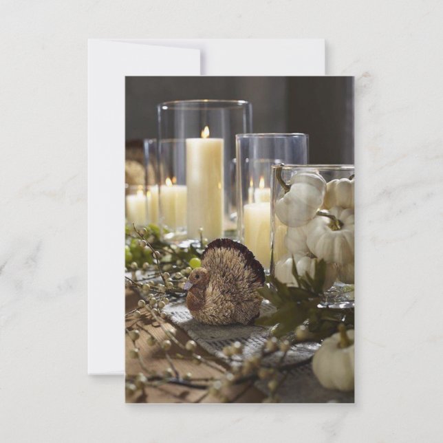 CONVITES **CONVITE PARA A CEIA DE AÇÃO DE GRAÇAS** (Frente)