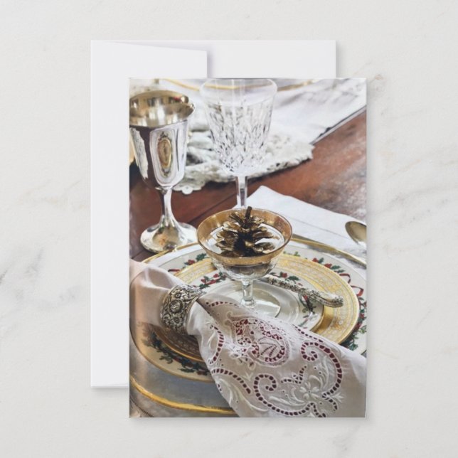 CONVITES **CONVITE PARA A CEIA DE DIA DE AÇÃO DE GRAÇAS** (Frente)