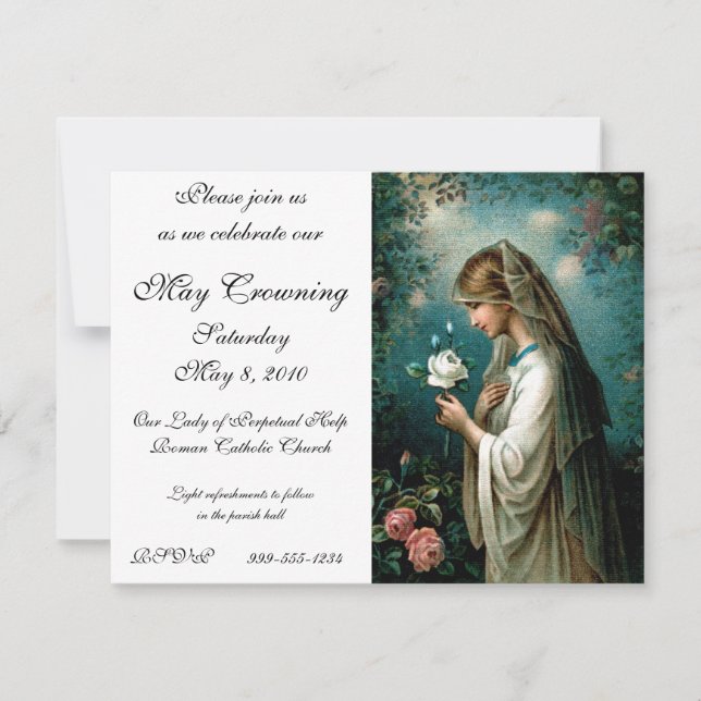 Convites Convite: Rosa místico (Frente)