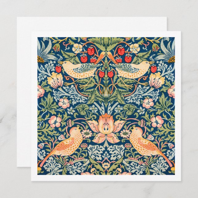 CONVITES CONVITE: WILLIAM MORRIS : PALAVRAS DE MORTE (Frente/Verso)