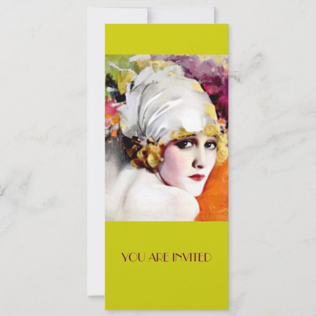 Convites Convites, Anna Nilsson sobre ouro metálico (Frente)