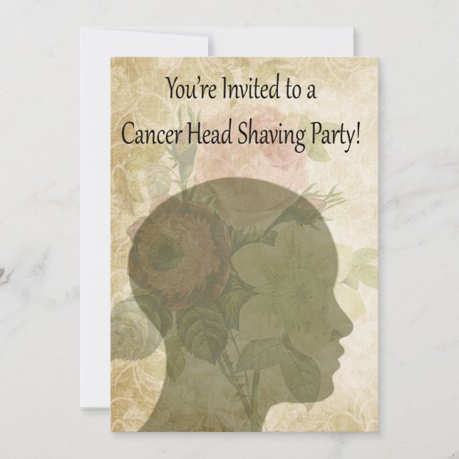 Convites Convites, Cancer Support Head Saving Party (Frente)
