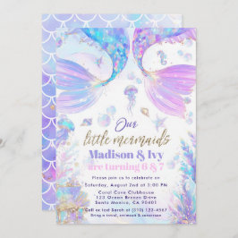 Convites Convocação Conjunta de Aniversário para Nossas Peq