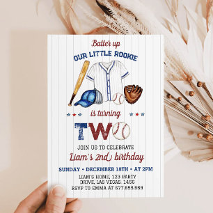 Convites Convocação de Aniversário do Beisebol Boy