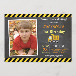 Convites Convocação de Caminhão de Aniversário para Con