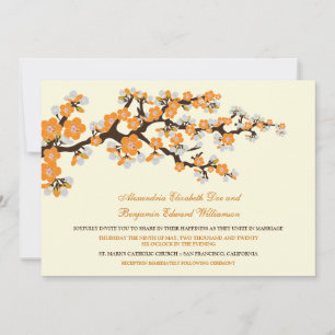 Convites Convocação de Casamento de Cherry Blossoms (tang