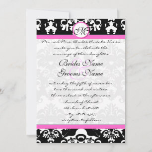 Convites Convocação de Casamento de Sujeiras de Damasco R