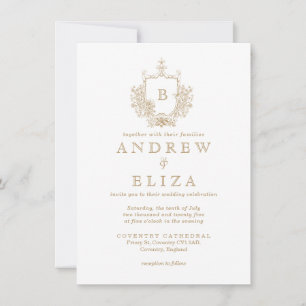 Convites Convocação de Casamento para Casamento de Monogram