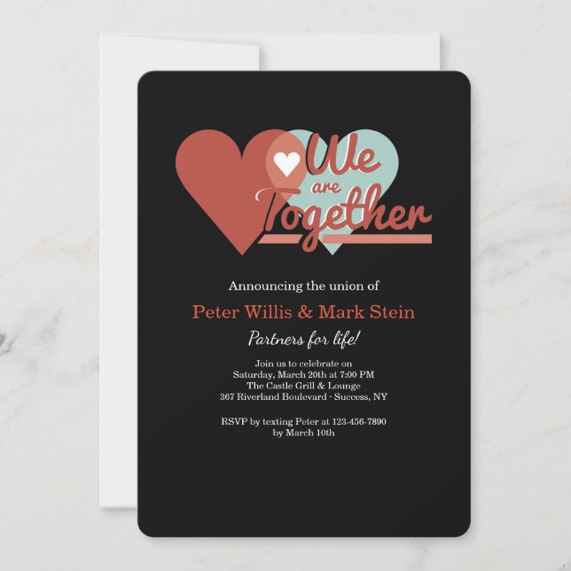 Convites Convocação de Corações (Frente)