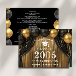 Convites Convocação Dourada para Sindicato de 20 Anos Moder