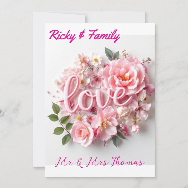 Convites Convocação Elegante Um Belo Começo (Frente)