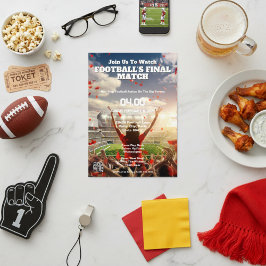 Convites Convocação Final de Futebol do Triunfo Touchdown