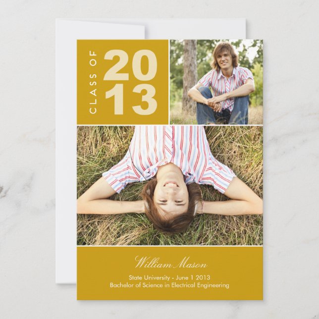 Convites Convocação para a graduação tão orgulhosa (Frente)