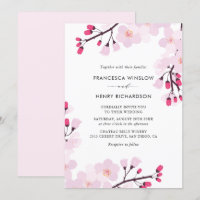 Convocação para Casamento de Cerejeira Whimsical B