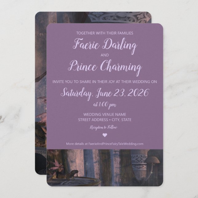 Convites Convocação para Casamento de Leite (Frente/Verso)