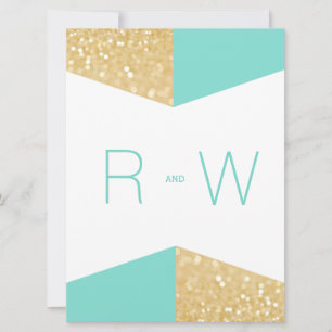 Convites Convocação para Casamento Dourado e Luminoso Mod